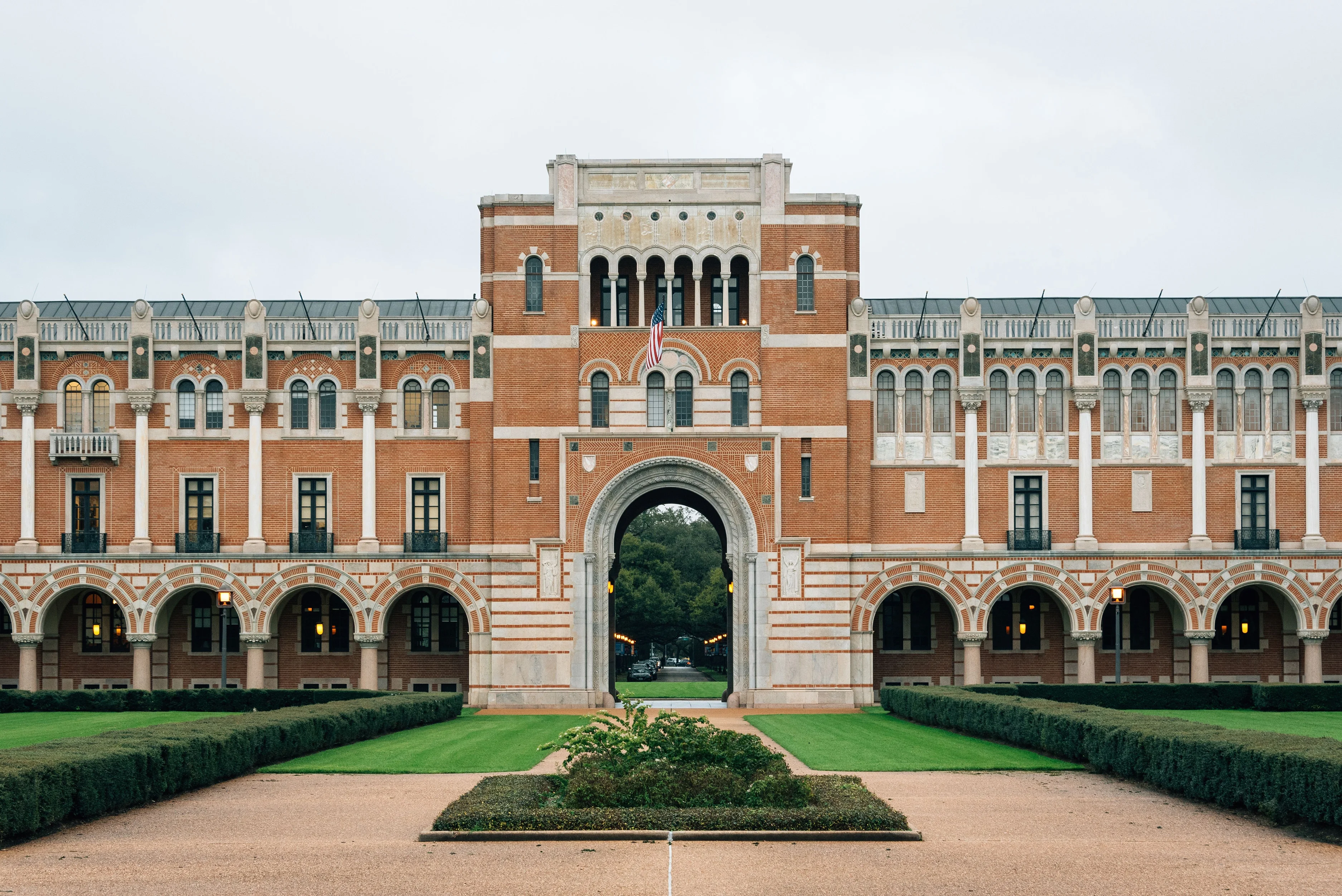 Lovett Hall, at Rice University in Houston, Texas